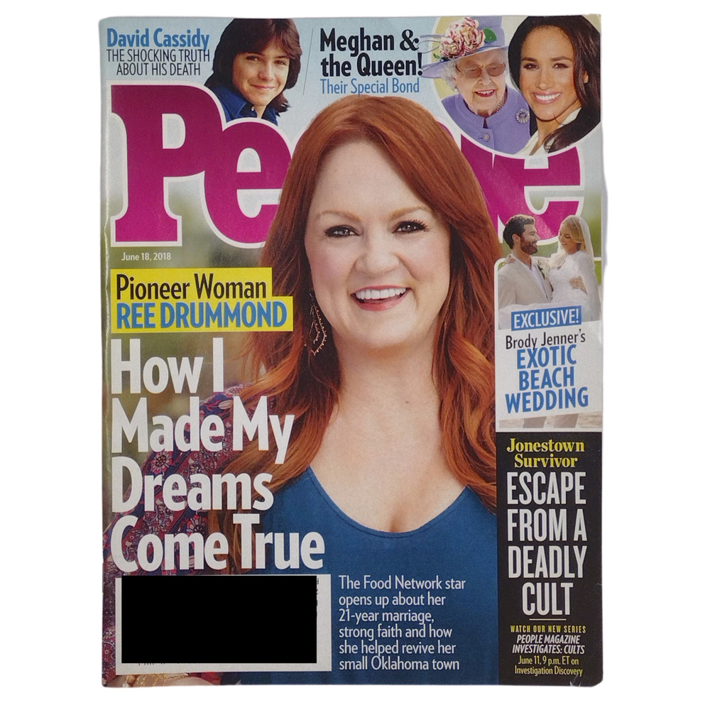 People Magazine June 18 2018 Ree Drummond David Cassidy Brody Jenner Jonestown